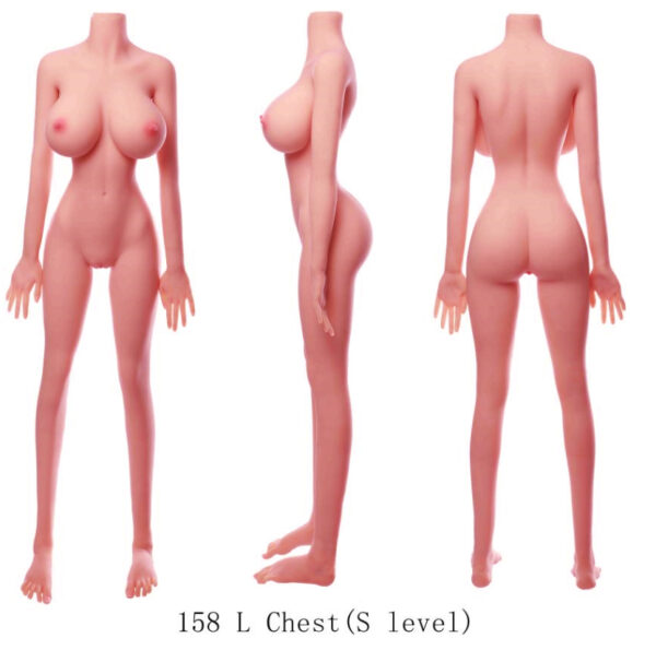 ONLY BODY  SEX DOLL Height 5' 2" (158cm)  Big Breast Coral color