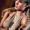 Sofia SEX DOLL Cute Golden Braided Female Soldier 5′ 5″ (166cm)