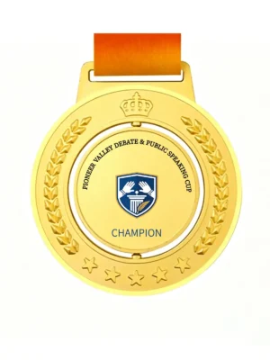 Rotating Crown Gold Medal