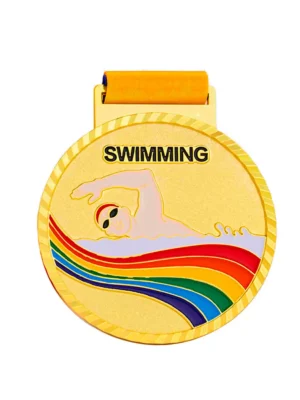 Spectrum Wave Swimming Medal