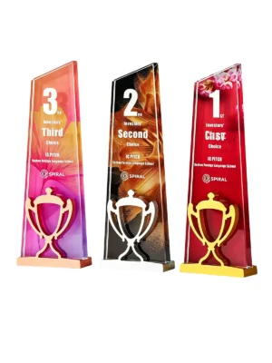 Prism Gradient Crystal Trophy