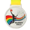 Rainbow Dunk Basketball Medal