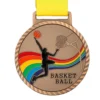 Rainbow Dunk Basketball Medal