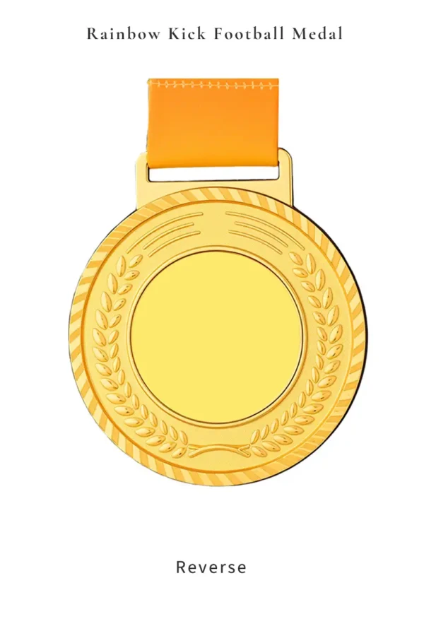 Rainbow Kick Football Medal