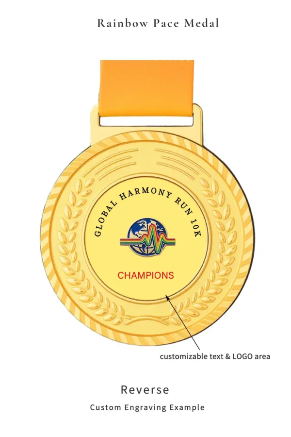 Rainbow Pace Medal