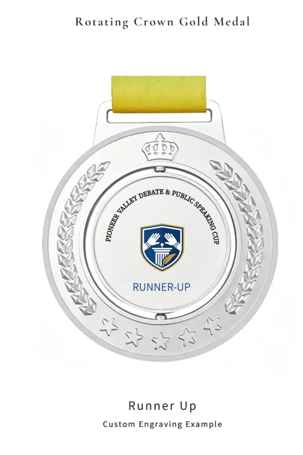 Rotating Crown Gold Medal