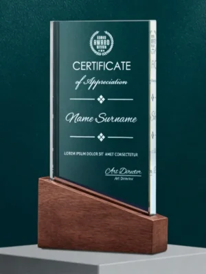 Sapele Crystal Trophy