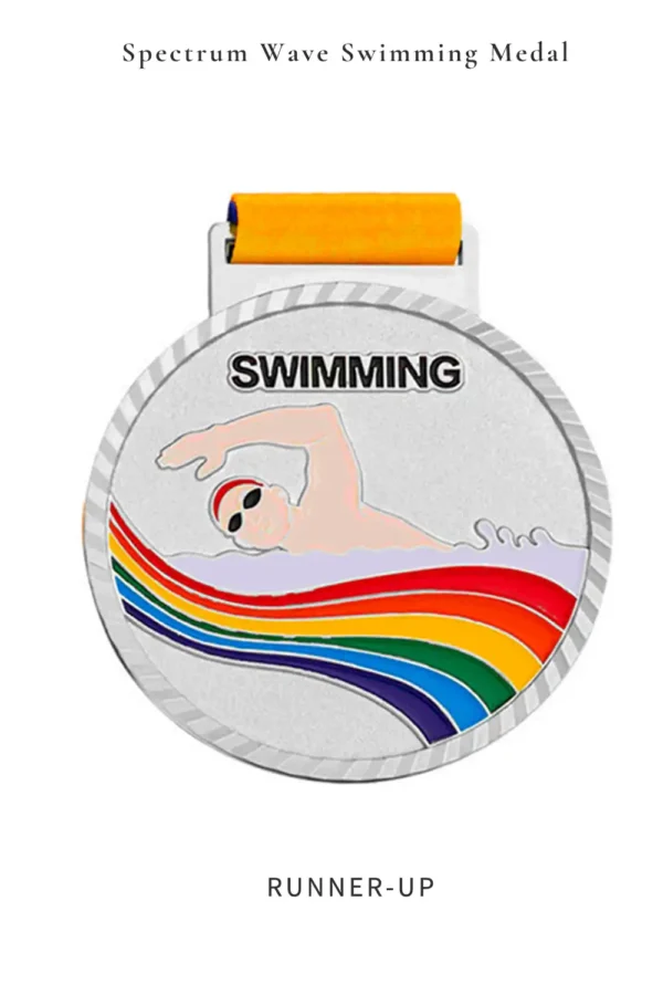 Spectrum Wave Swimming Medal
