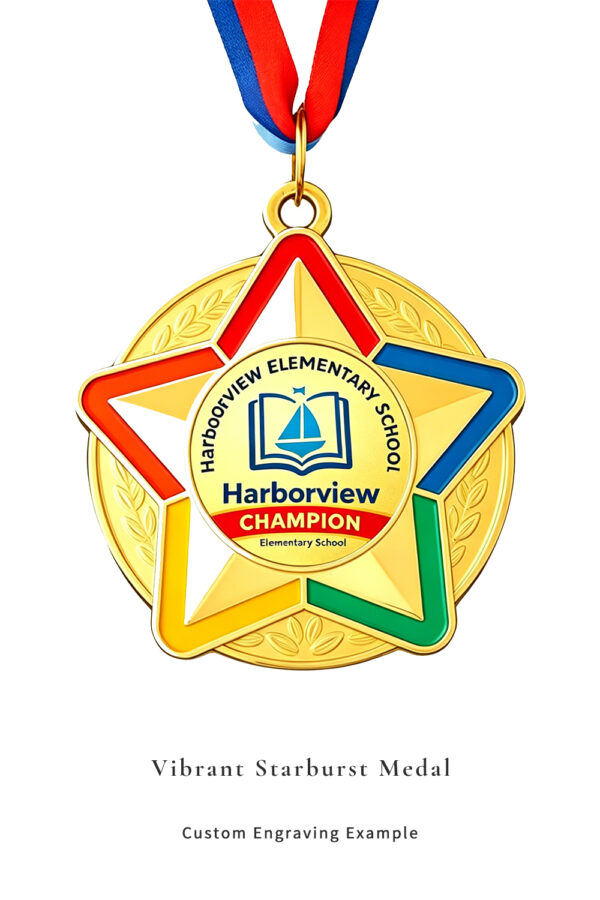 Vibrant-Starburst01 Vibrant Starburst Medal