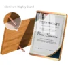 Sapele Gold Aluminum Certificate Frame