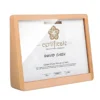 Beechwood Bevel Certificate Frame