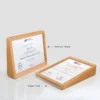 Beechwood Bevel Certificate Frame